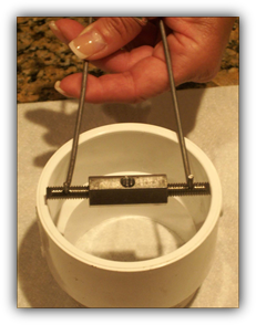 Place DrainLock in Drain